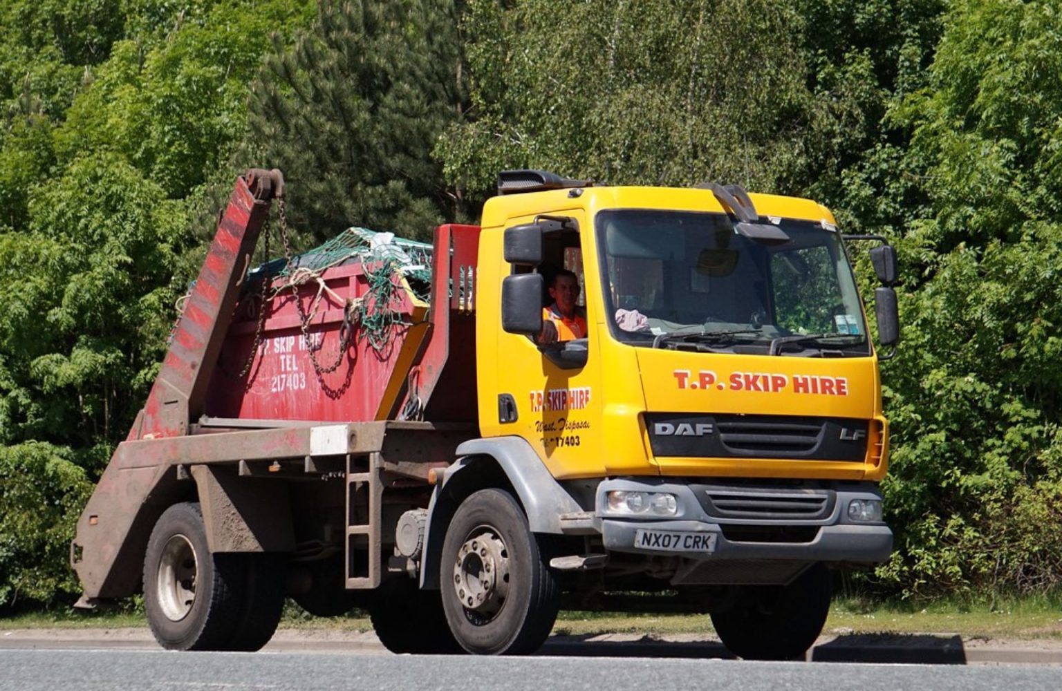 T.P. Skip Hire Ltd Middlesbrough Stockton Low Cost Skip Rental