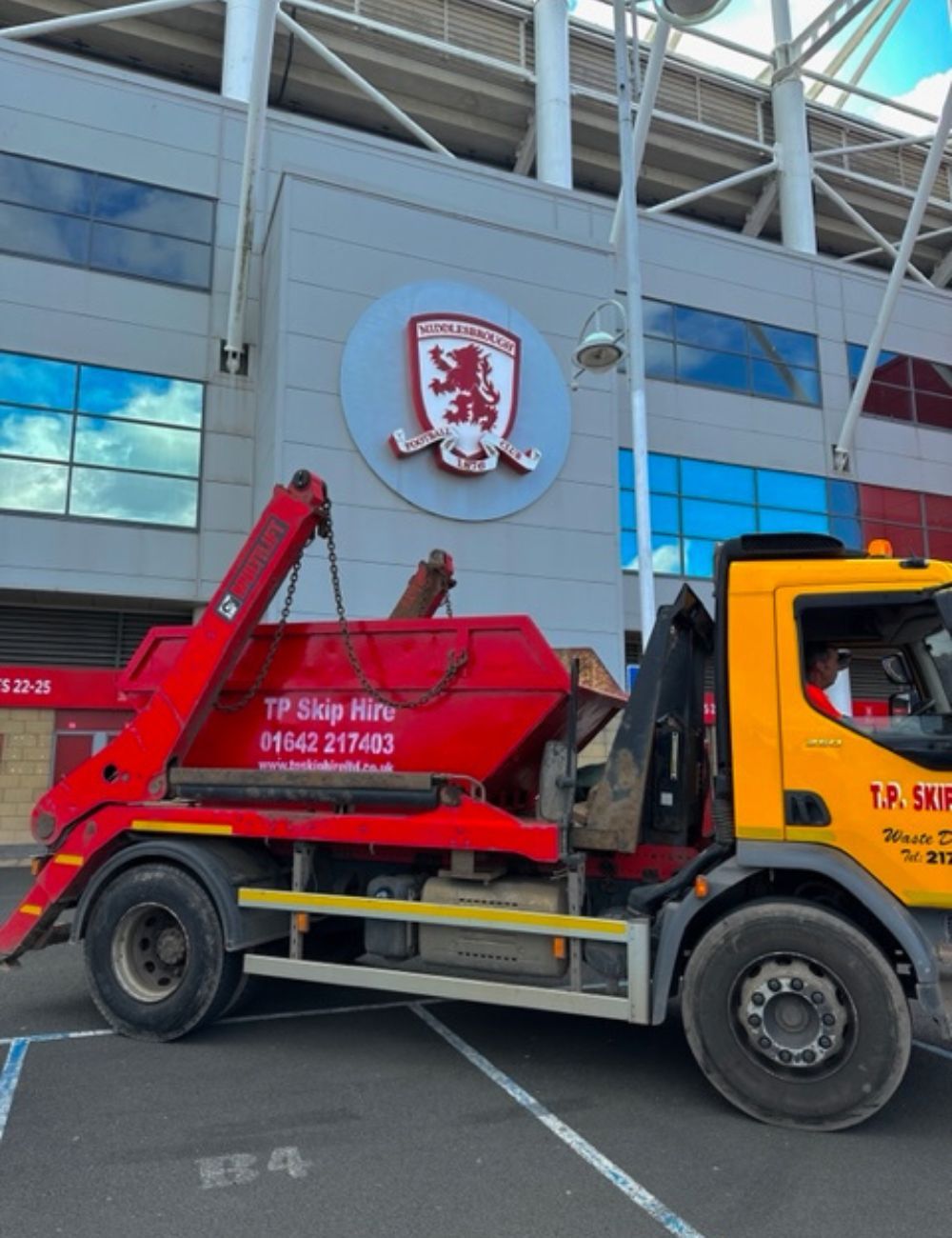 T.P. Skip Hire Ltd Middlesbrough Stockton Low Cost Skip Rental